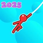粘住火柴人最新版游戏(Stickman Hook)
